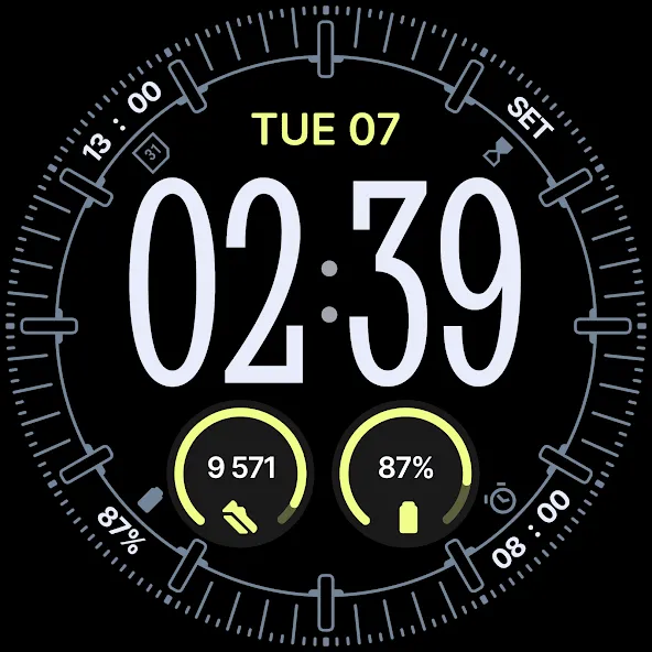Omnis Digital Watch Face screenshot 35