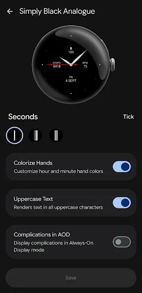 Simply Black Analogue screenshot 5