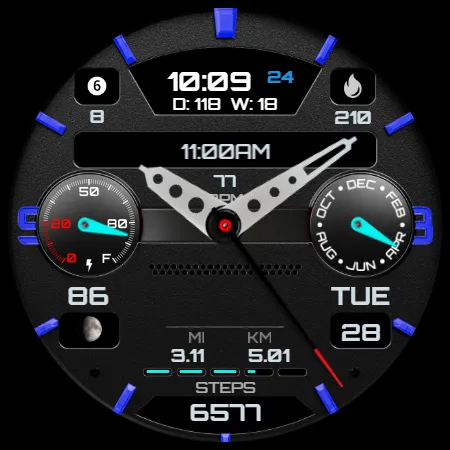 T002 BASILEUS Hybrid WatchFace screenshot 13