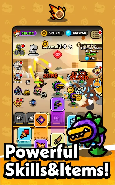 Hero Dino: Idle RPG screenshot 12