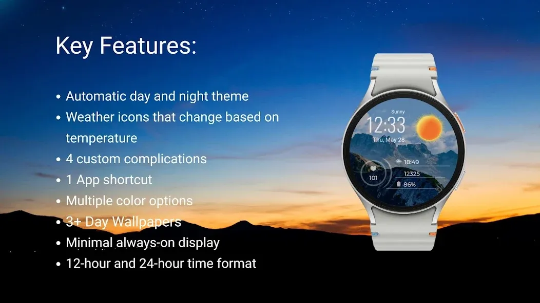 Weather Digital Watch Face screenshot 11