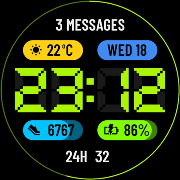 Watch face CNW0032 screenshot 5
