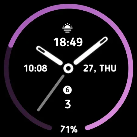 Spectrum Watch Face Wear OS screenshot 7