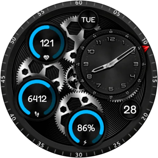 RUGAN Rotary URX82 Watch face screenshot 22