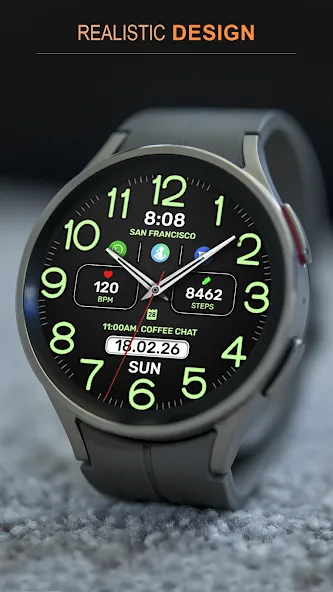 WFP 222 Practical watch face screenshot 6