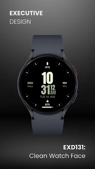 EXD131: Clean Watch Face screenshot 4