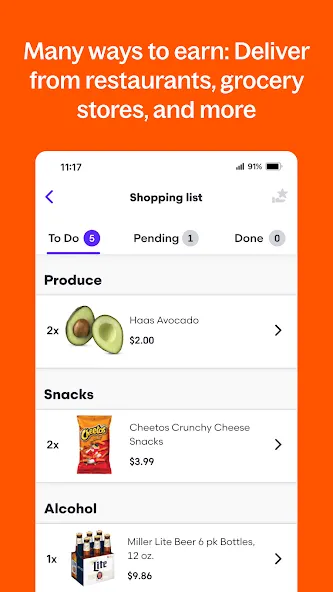 Grubhub for Drivers screenshot 4