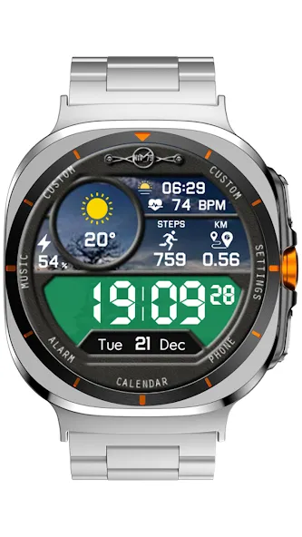 NTV352 - Digital Pro watchface screenshot 11