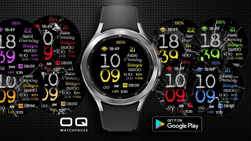 DB9 Cracked WF Wear OS 4+ screenshot 1