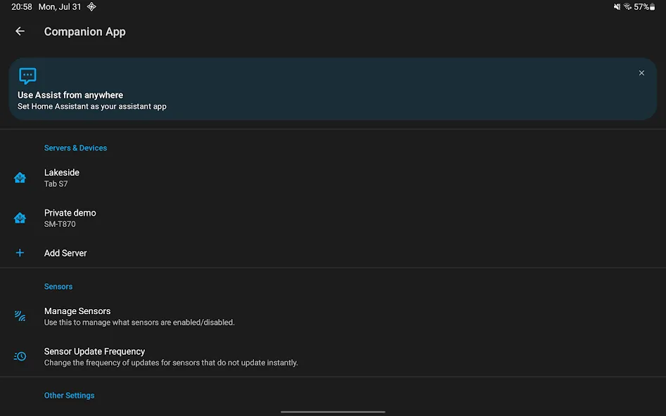 Home Assistant screenshot 9