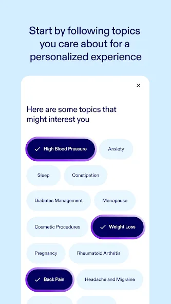 Health Answers by Pfizer screenshot 2