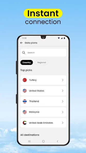 Saily: eSIM + phone number screenshot 4
