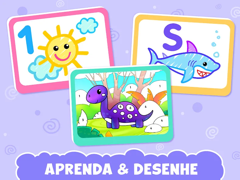 Bini Jogos de pintar e colorir screenshot 8