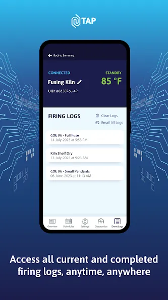 TAP Kiln Control Mobile screenshot 8