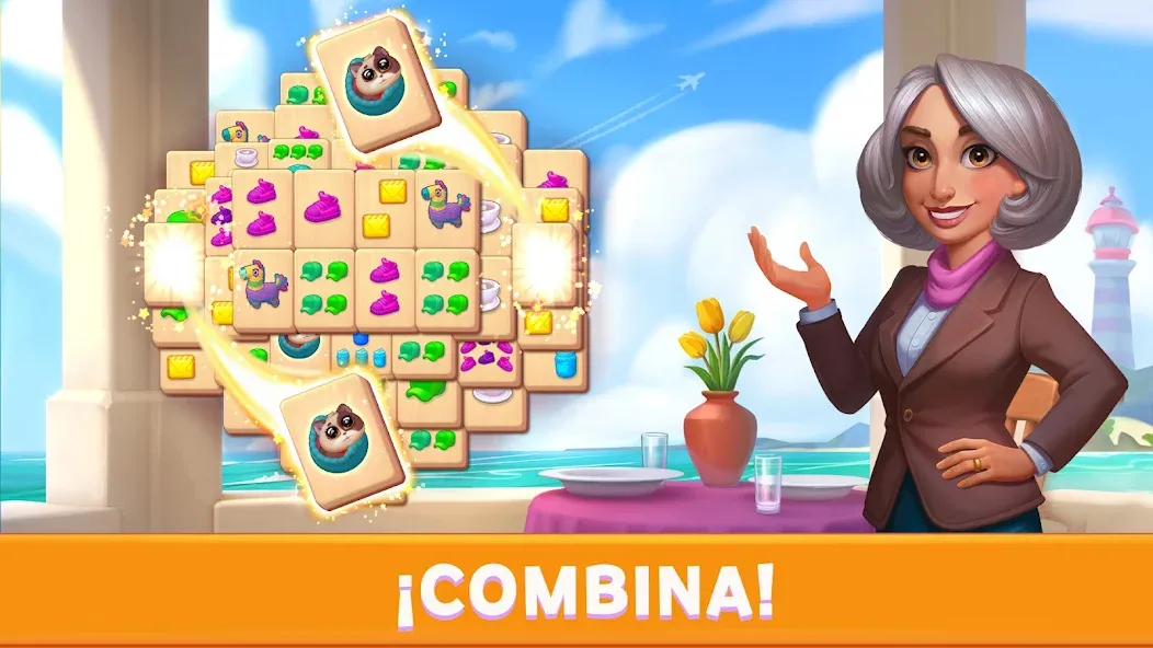 Mary's Mahjong: Edificios screenshot 2
