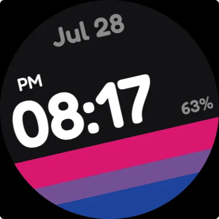 Simple Queer Watch Face screenshot 10