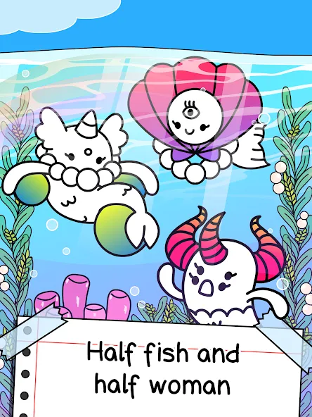 Mermaid Evolution: Merge Game screenshot 5