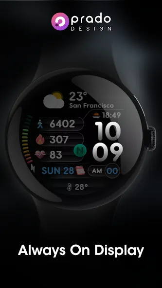 PRADO 68 Digital Watch Face screenshot 6