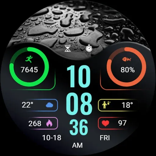 ZKin WatchFace Elegant Weather screenshot 4