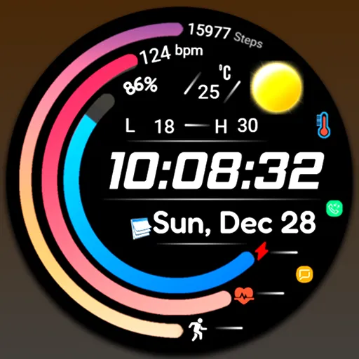 Digital FSW300 Watchface screenshot 6