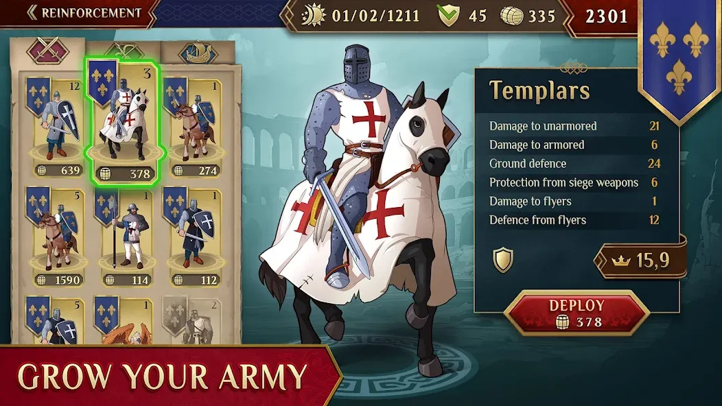 Timelines: Medieval War TBS screenshot 3