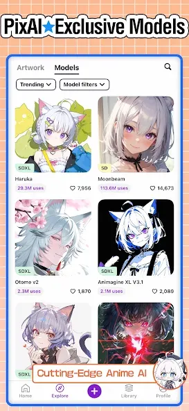 PixAI: AI Anime Art Generator screenshot 7