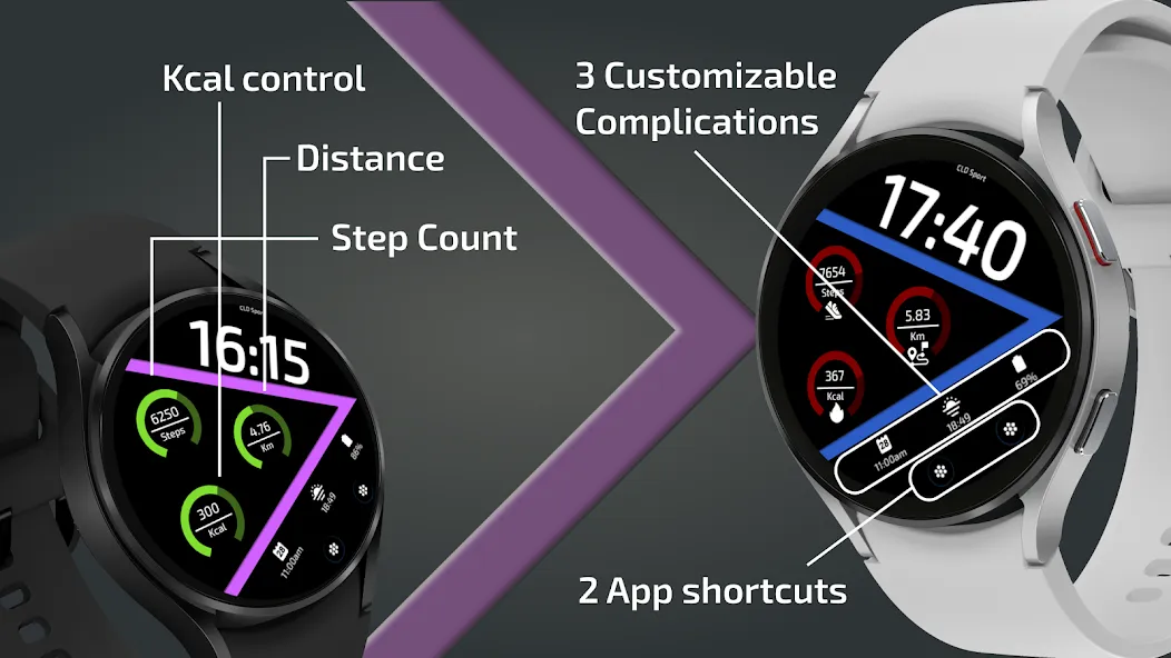 ToGo CLD Sport - Watch Face screenshot 2