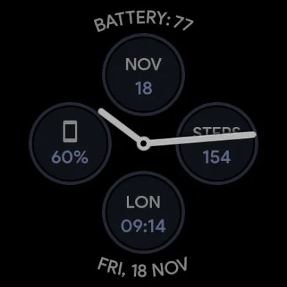 JHW Analog You: Watch face screenshot 8