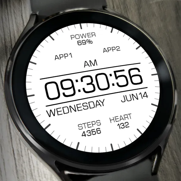 Key066 Digital Watch Face screenshot 3