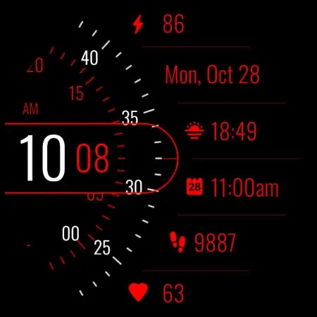 Rotatory Watch Face 021 screenshot 6