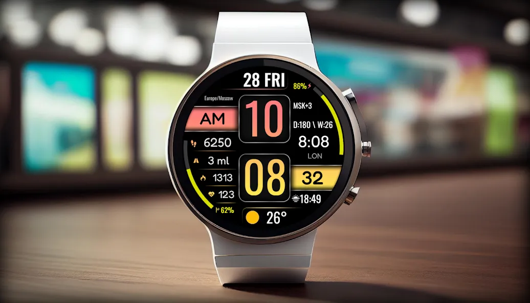 DIGI STRUMAN URX134 Watch face screenshot 2