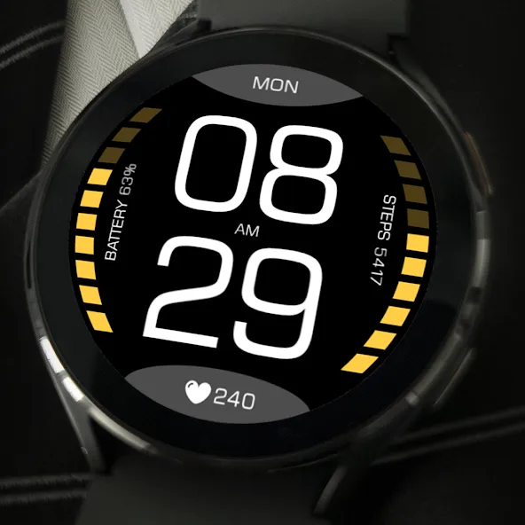 Key098 Digital Watch Face screenshot 5
