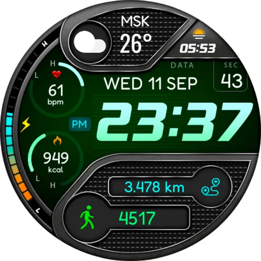 Digital Berulyk Watch Face screenshot 13