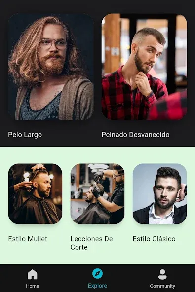 Hombres Peinados y Corte Pelo screenshot 1