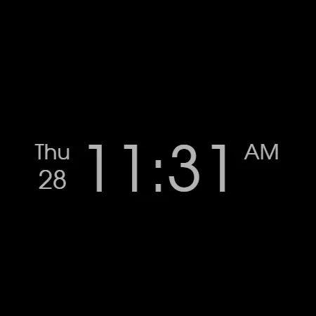 Digital watch face D32 screenshot 33
