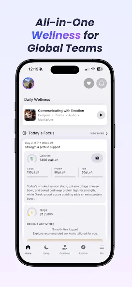 Wellness Coach screenshot 1