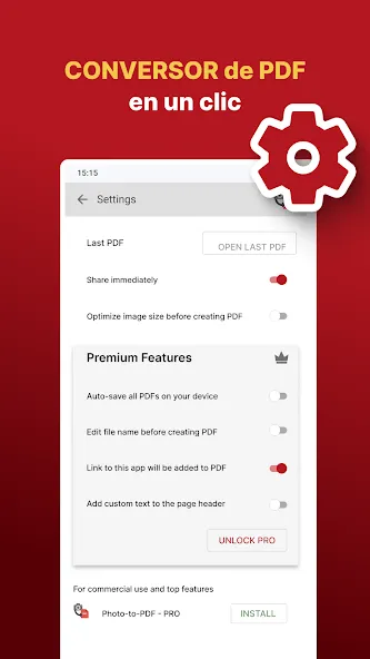 Foto a PDF - Convertidor PDF screenshot 5