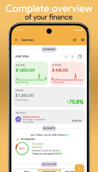 日常开支 — My Budget screenshot 1