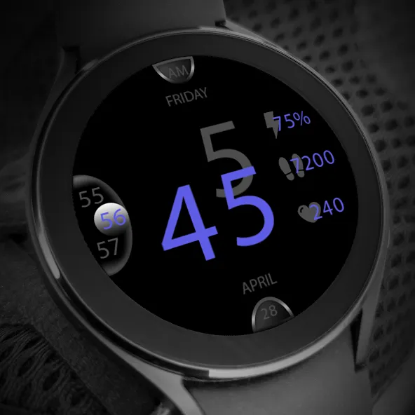 Key047 Digital Watch Face screenshot 7