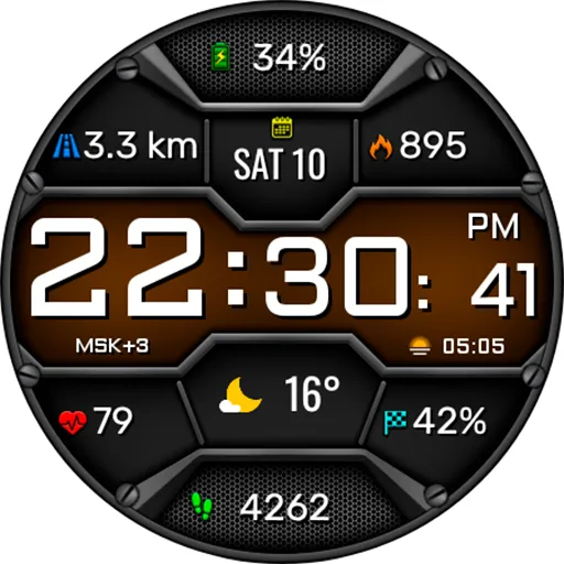 Digital Neror Watch Face screenshot 16