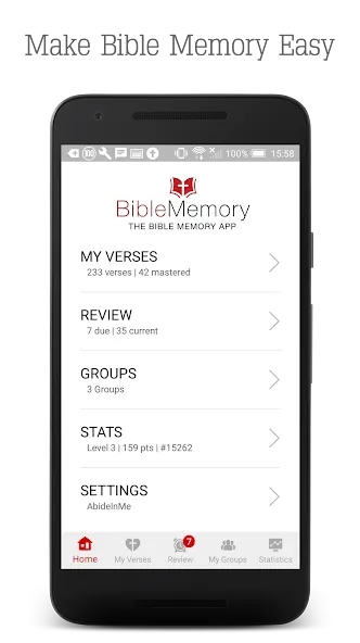 The Bible Memory App screenshot 1