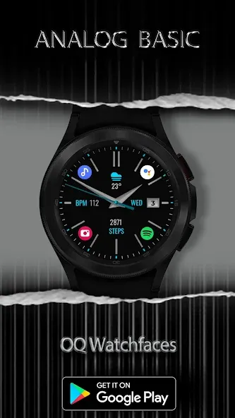 Analog Basic WF Wear OS 5+ screenshot 4