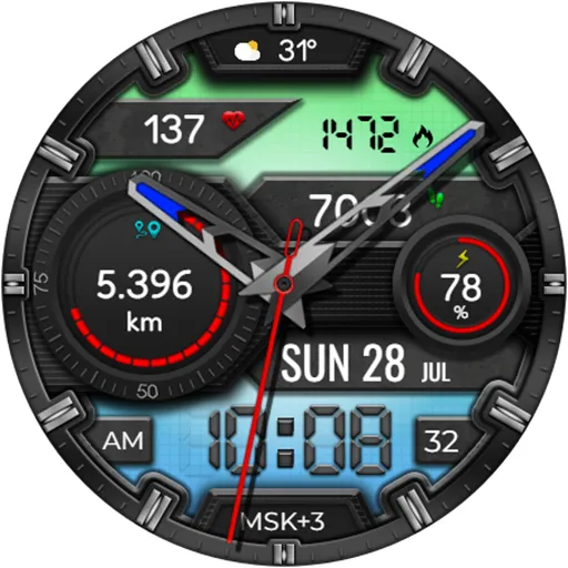 Hybrid PRALAX WS19 Watch face screenshot 22