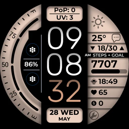 Digital Watch Face OMG 377 screenshot 27
