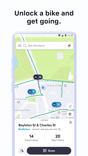 Bluebikes screenshot 4