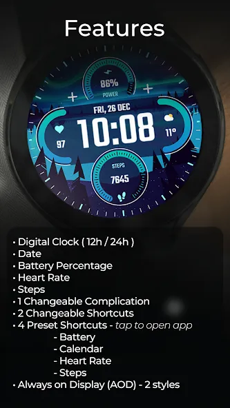 TVV Winter 2 Watch Face screenshot 3