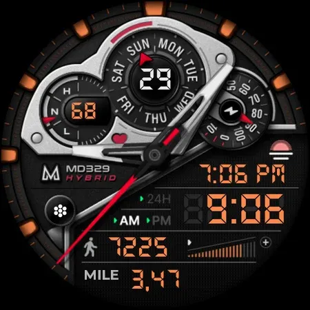 MD329 Hybrid Watch Face screenshot 13
