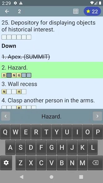 English Crossword Puzzle screenshot 5