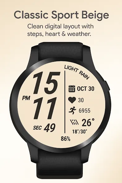 Sport Digital Edge WatchFace screenshot 3