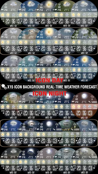 N-SPORT756 Weather DigitalFace screenshot 5
